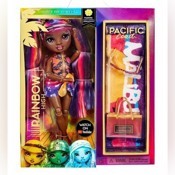 Rainbow High Pacific Coast Phaedra Westward Fashion Doll Discontinued Doll NWT - Picture 16 of 16